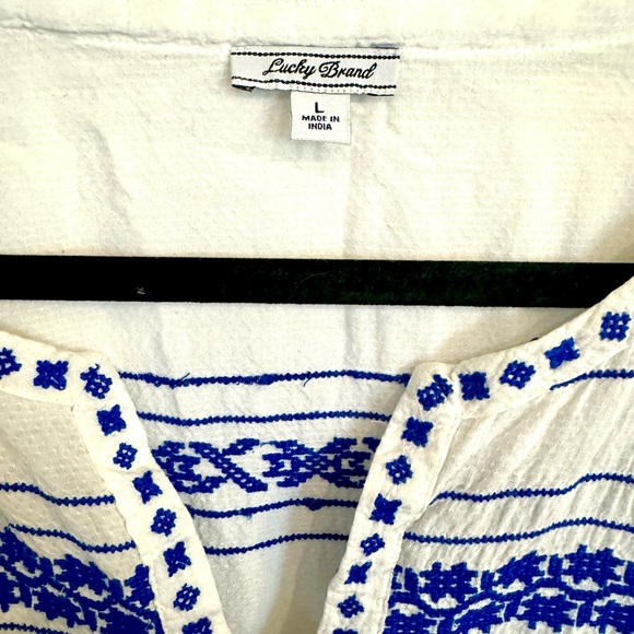 Lucky Brand Embroidered Blouse - Picture 4 of 4